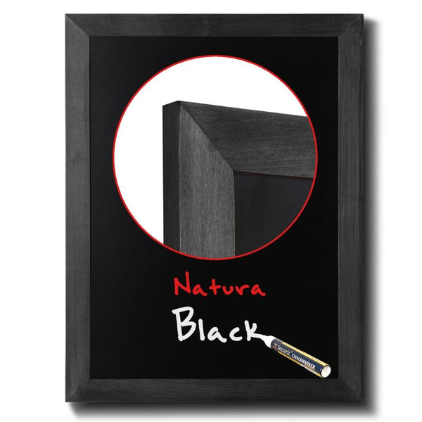 Krijtbord Natura Zwart