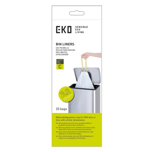EKO Afvalzakken 10-15 Liter (24X20 Stuks)