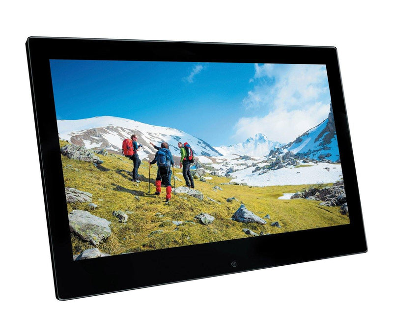 Folderhouder A4 monitor staand zwart - Displayshop.nl